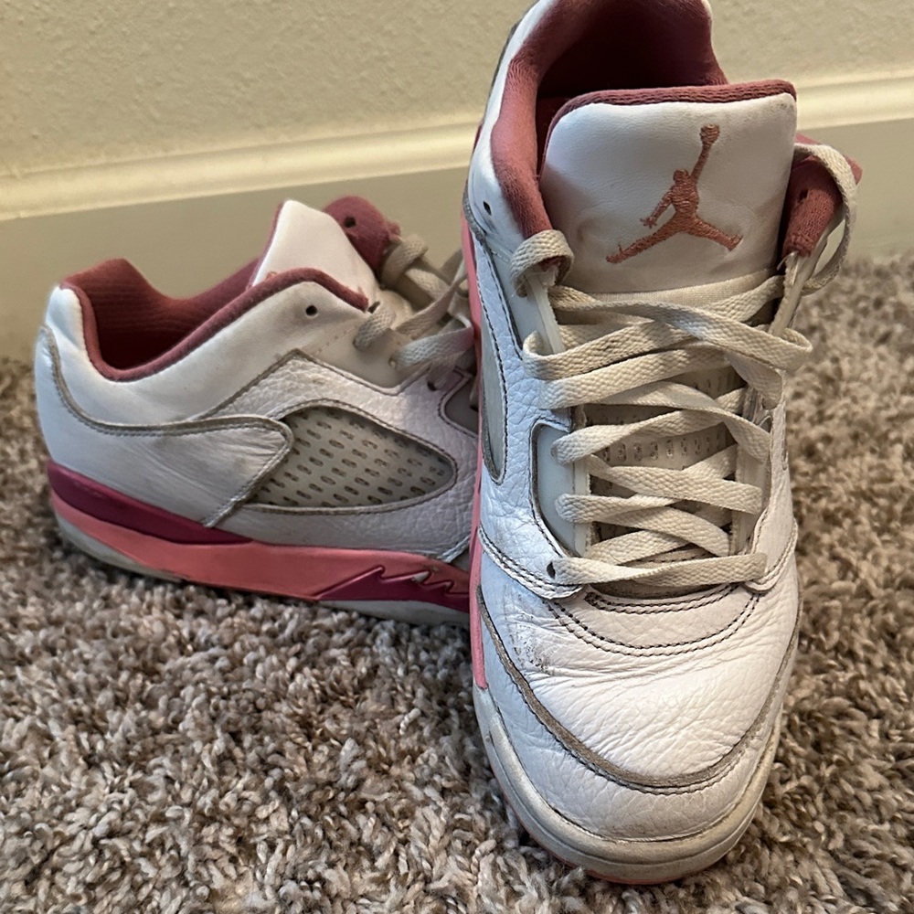 Jordan Kids Sneakers White and Pink